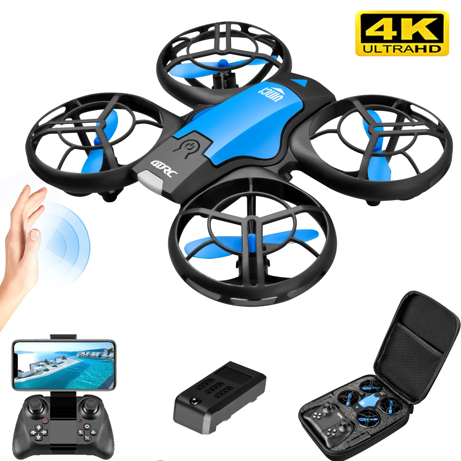 Drone Rc With Screen - V8 New Mini Drone 4k profession