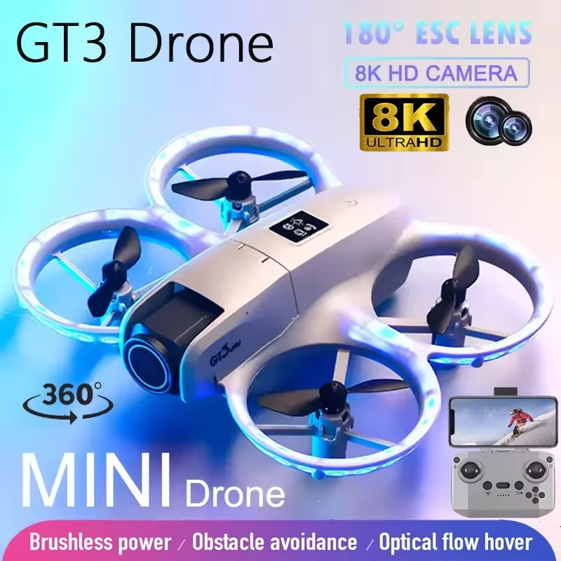 Drone E88Pro Rc 4K - NEW GT3 Mini Drone 8K HD