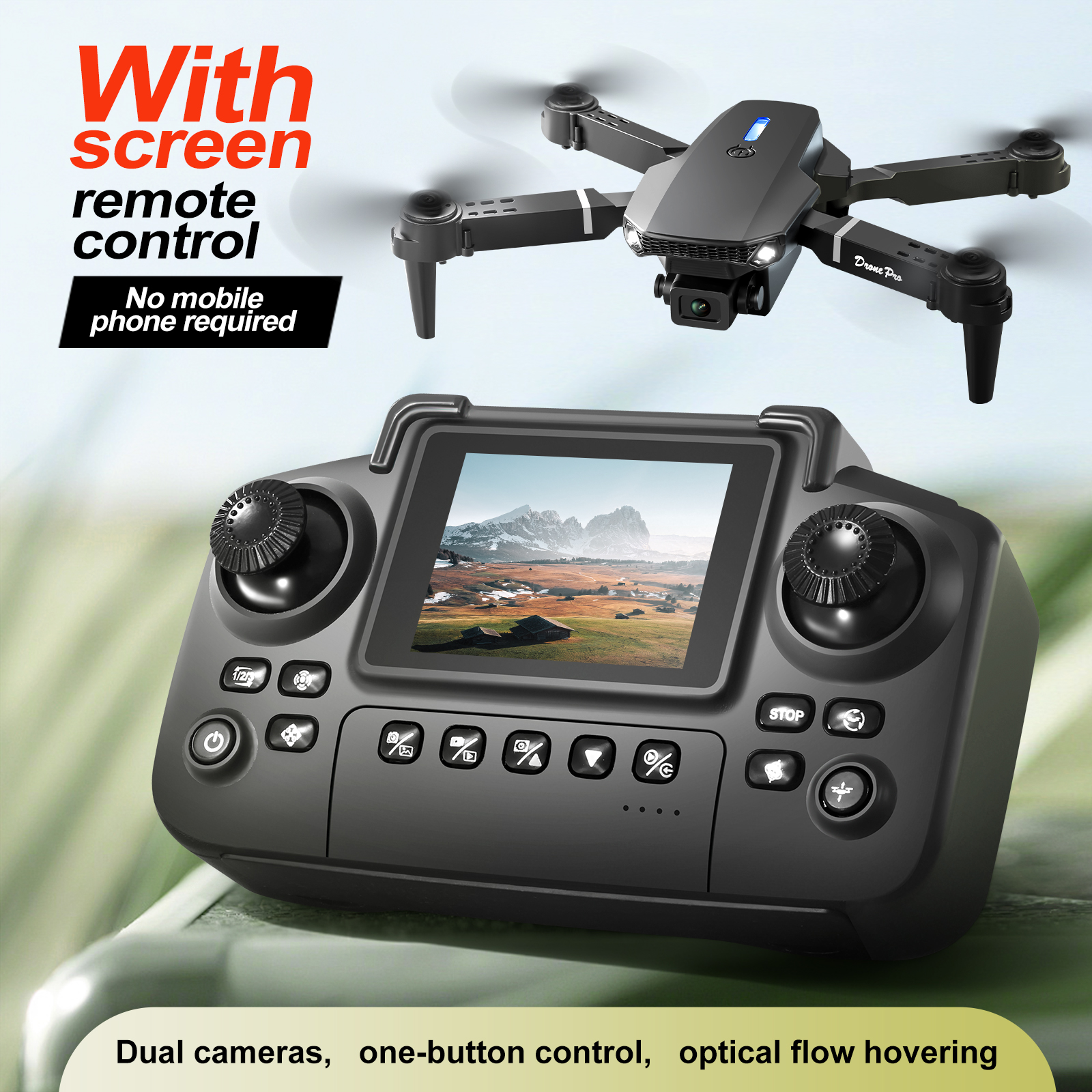 Drone Rc With Screen - 2025 New E88 E99 Upgraded Drone