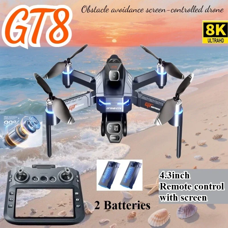 Drone 4K HD GT8 Camera Obstacl – обзор и цена Drone Top Rc