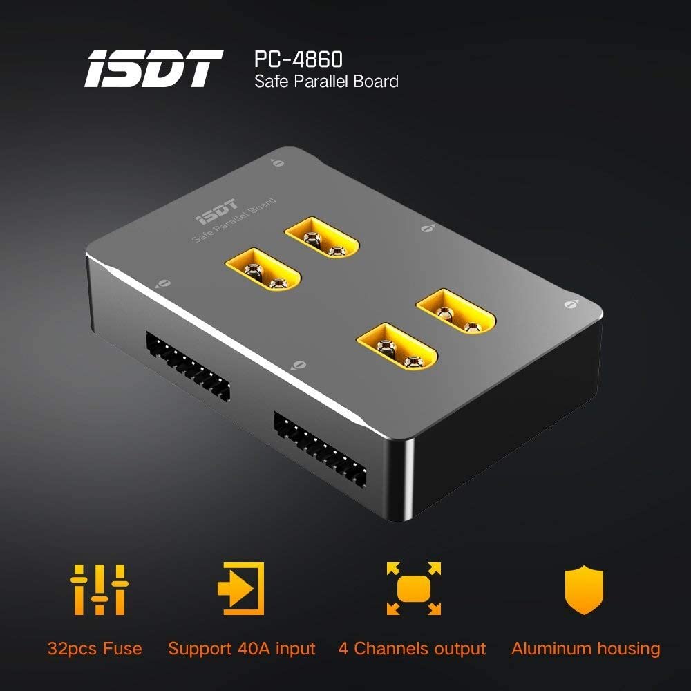 ISDT 1-8S XT60 Safe Parallel C – обзор и цена Lipo Parallel Charging Board