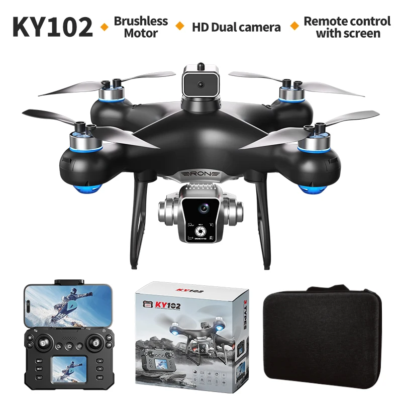 Drones Ky102 4K Dual Camera 4  – обзор и цена Drone Ky102 Rc