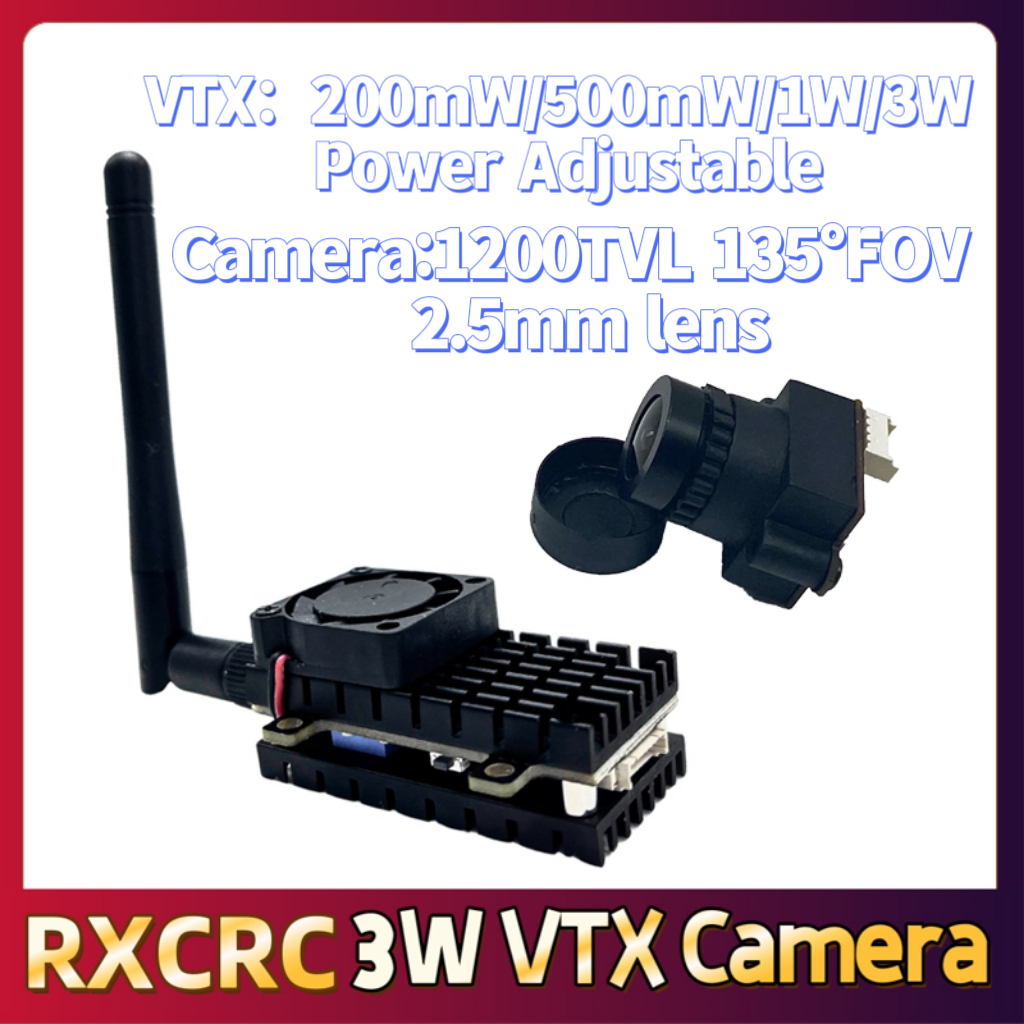 RXCRC 5.8G 3W Video VTX transm – обзор и цена Drone Rc With Screen