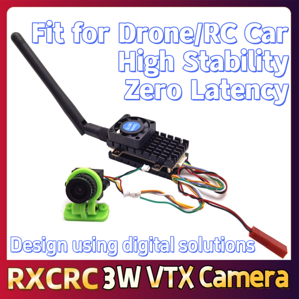 RXCRC 5.8G 3W Video VTX transm – обзор и цена Drone Rc With Screen