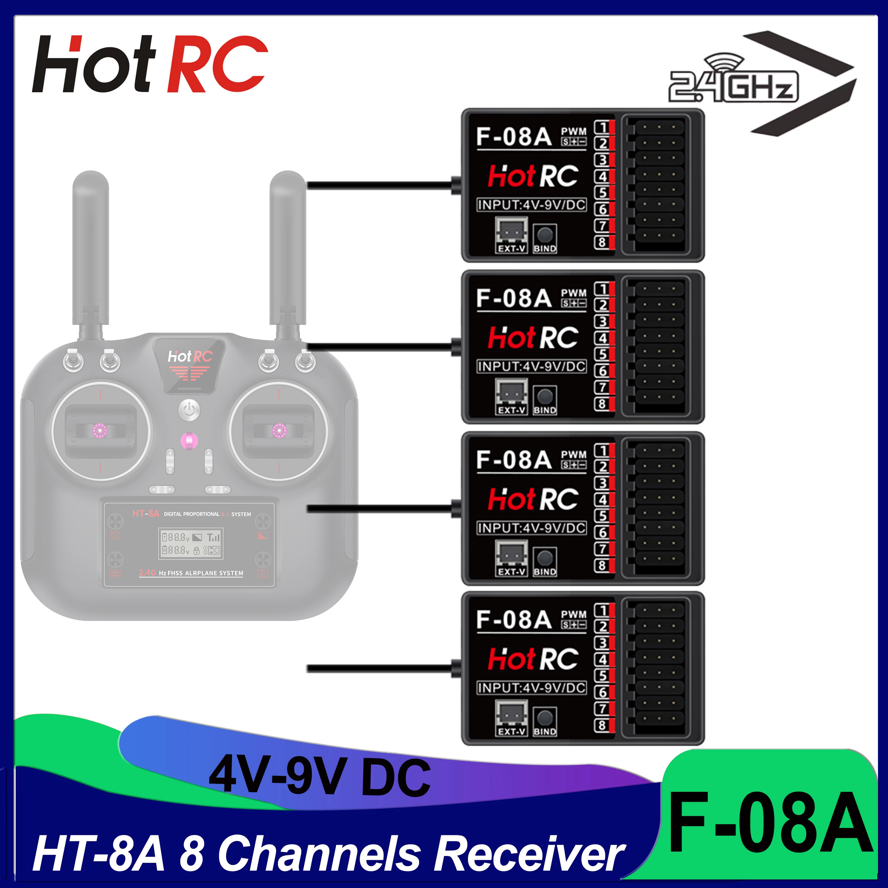 HOTRC RC Model Parts 8 Channel – обзор и цена Drone Rc Car