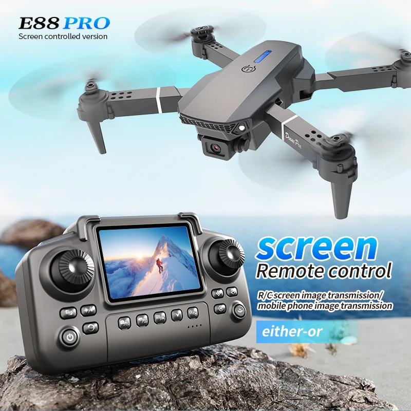 Professional E88 PRO Drone wit – обзор и цена Drone Rc With Screen