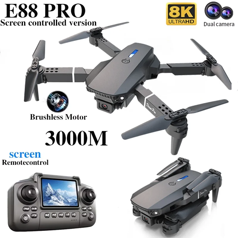 Professional E88 PRO Drone wit – обзор и цена Drone Rc With Screen