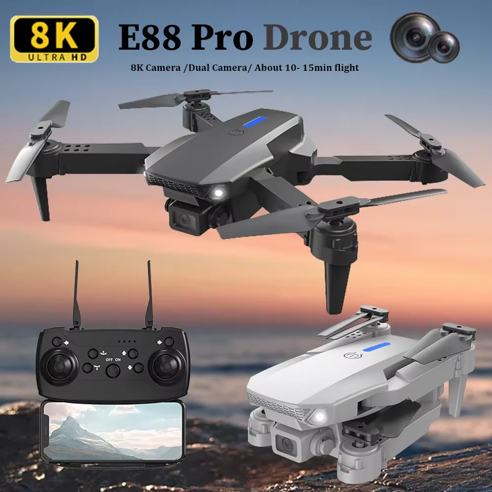 2026 E88 HD 4K RC Drone with W – обзор и цена Drone E88Pro Rc 4K