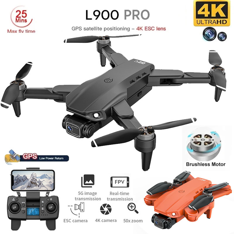 L900 Pro GPS Drone 4K Professi – обзор и цена Drone Rc With Screen