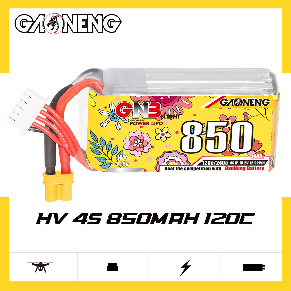 Upgraded GNB 4S 15.2V 850mAh L – обзор и цена Drone Carrera Rc