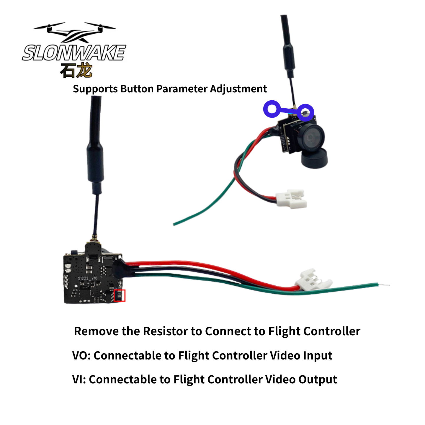 SLONWAKE 5.8G Analog Video Tra – обзор и цена Drone Rc With Screen