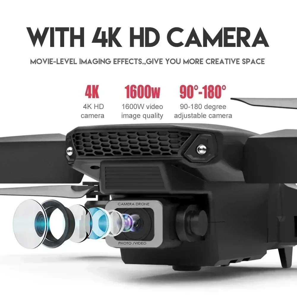E88 Pro WIFI FPV Drone Wide An – обзор и цена Drone Rc With Screen