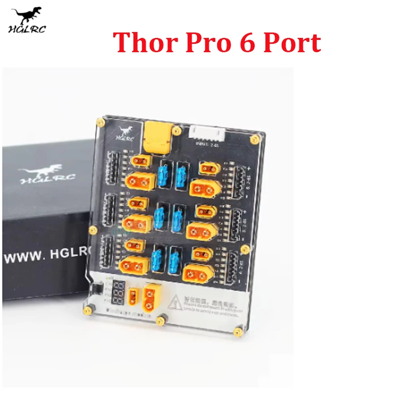 HGLRC Thor Pro 6 Ports Battery – обзор и цена Lipo Parallel Charging Board