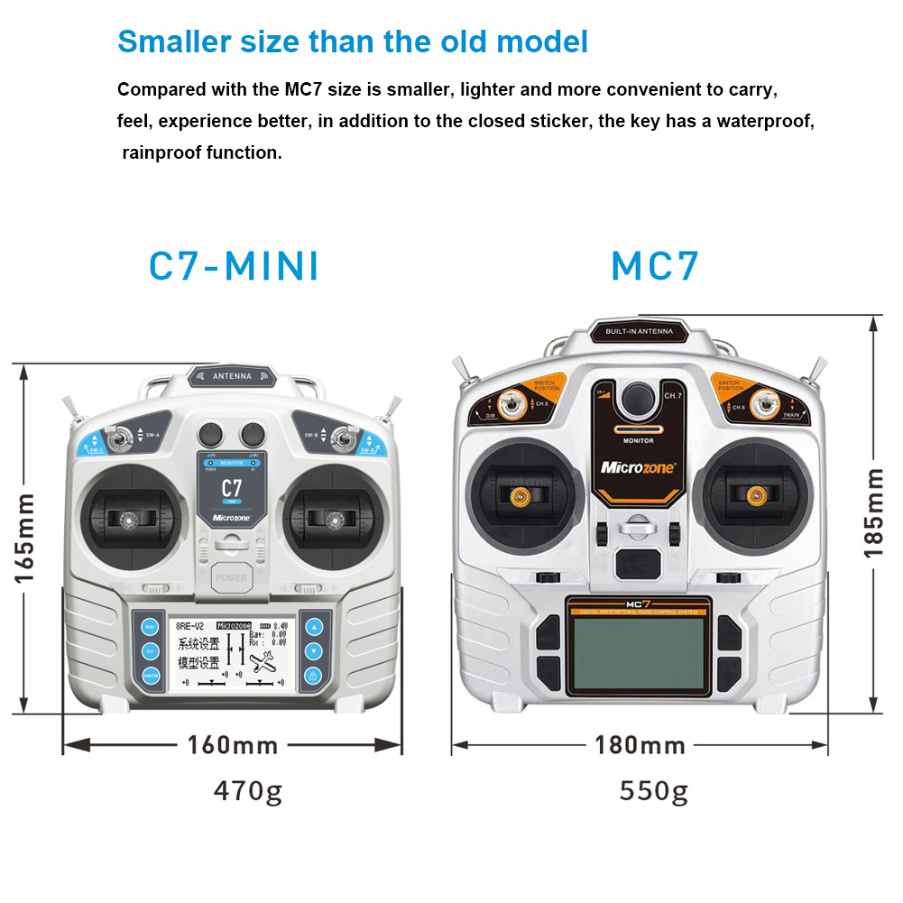 MicroZone MC7 Controller C7 MI – обзор и цена Drone Helicopter Rc