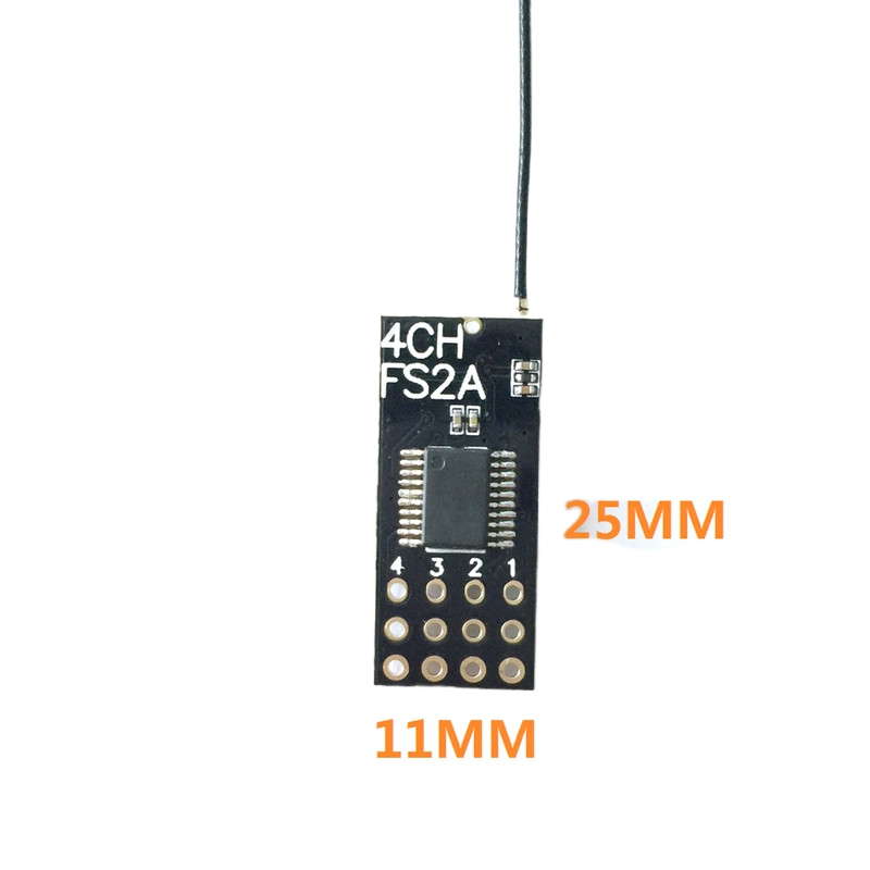 Flysky FS2A Mini Receiver 4CH  – обзор и цена Drone Helicopter Rc