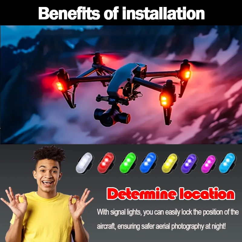 LED Aircraft Strobe Lights 1-1 – обзор и цена Drone Aircraft Jjrc