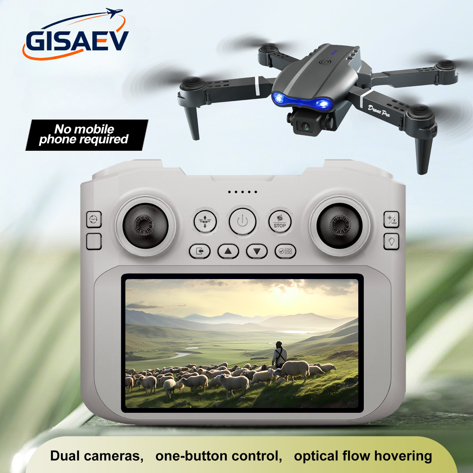 GISAEV E99Plus Drone with 4.3' – обзор и цена Drone Rc Foldable