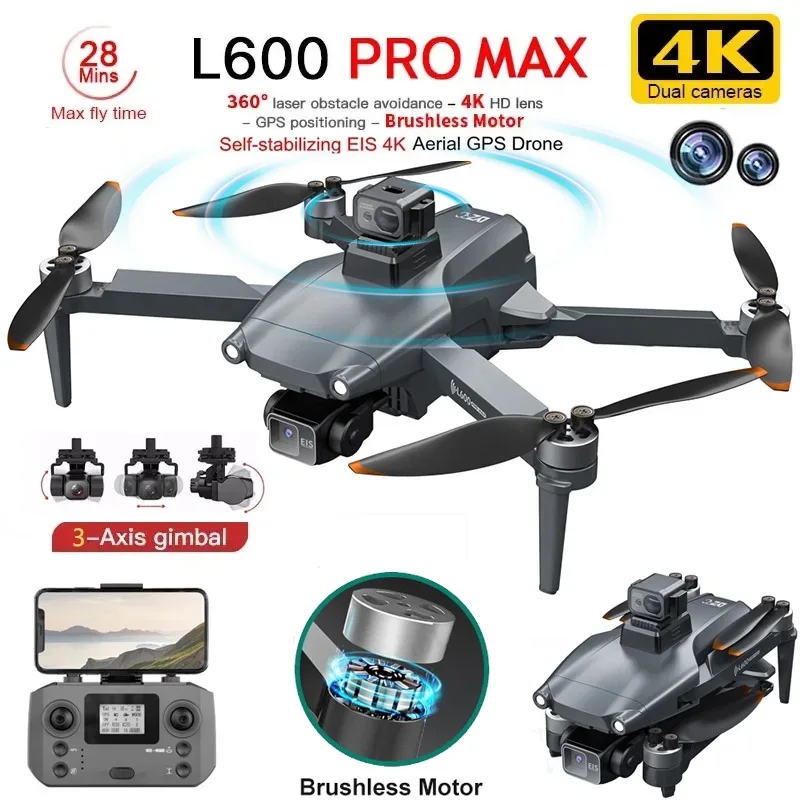L600 PRO MAX GPS Drone Profess – обзор и цена Drone Rc Helicopter With Camera