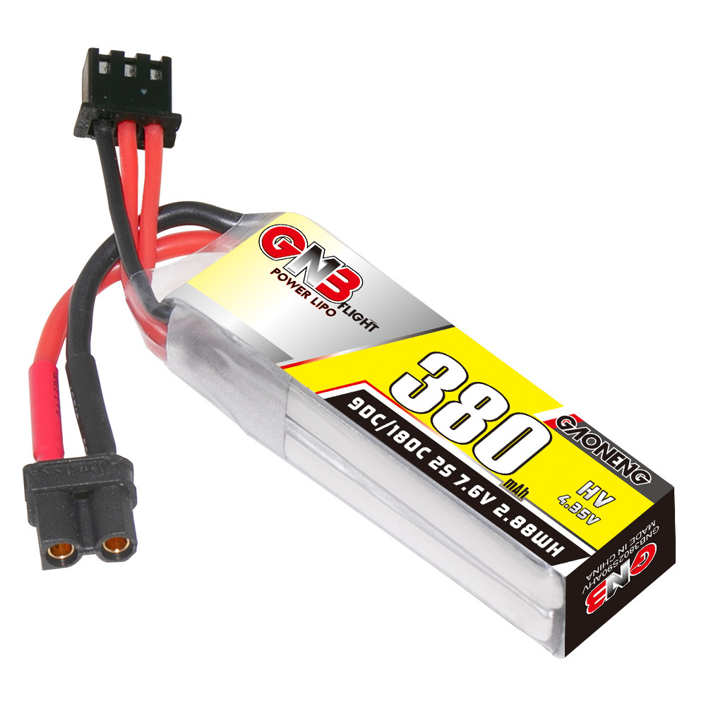 GNB 2S 7.6V 380mAh 90C/180C Li – обзор и цена Drone Carrera Rc