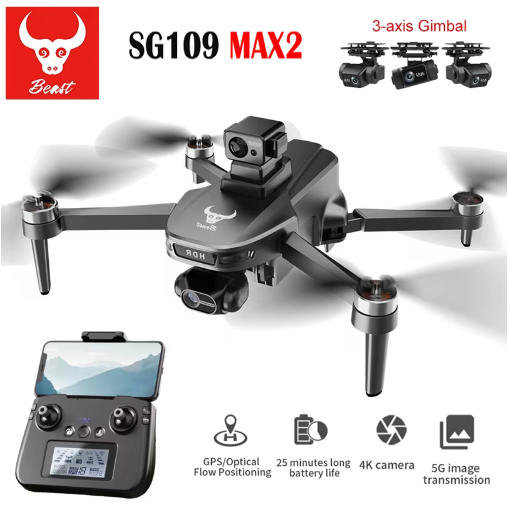 SG109 MAX2 Professional FPV 8K – обзор и цена Drone Rc Helicopter With Camera