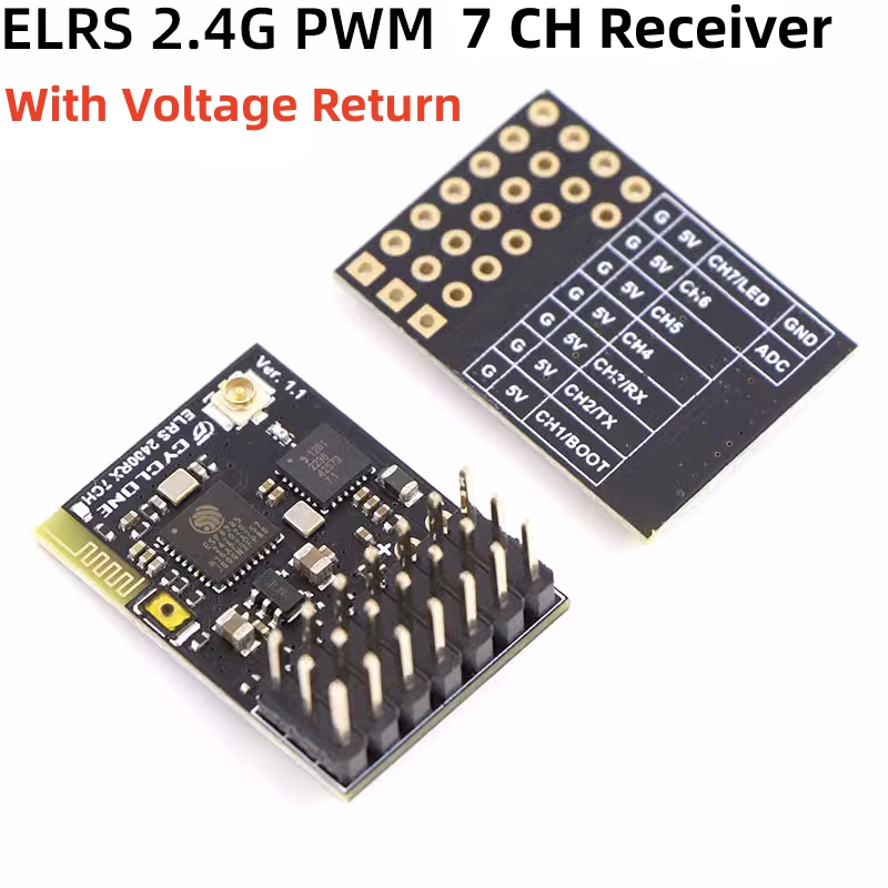 ELRS 2.4G PWM 7CH 6CH CRSF Rec – обзор и цена Drone Rc Car