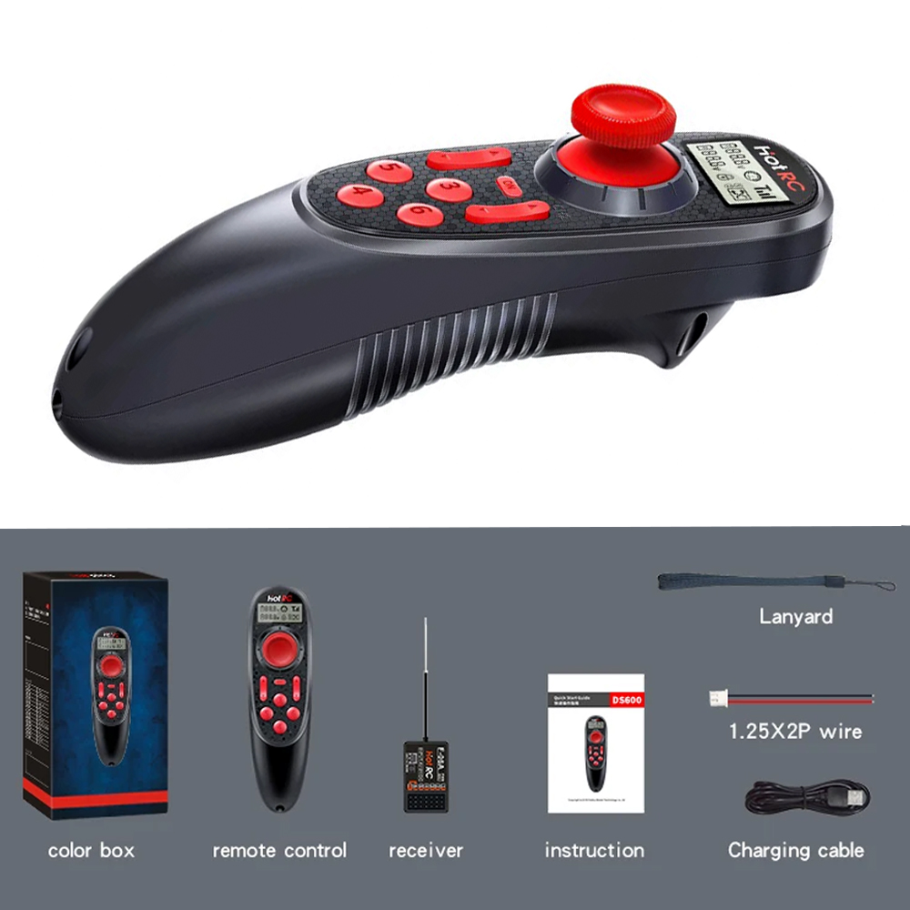 HOTRC DS-600 6CH 2.4GHz Radio  – обзор и цена Joystick Rc Drone