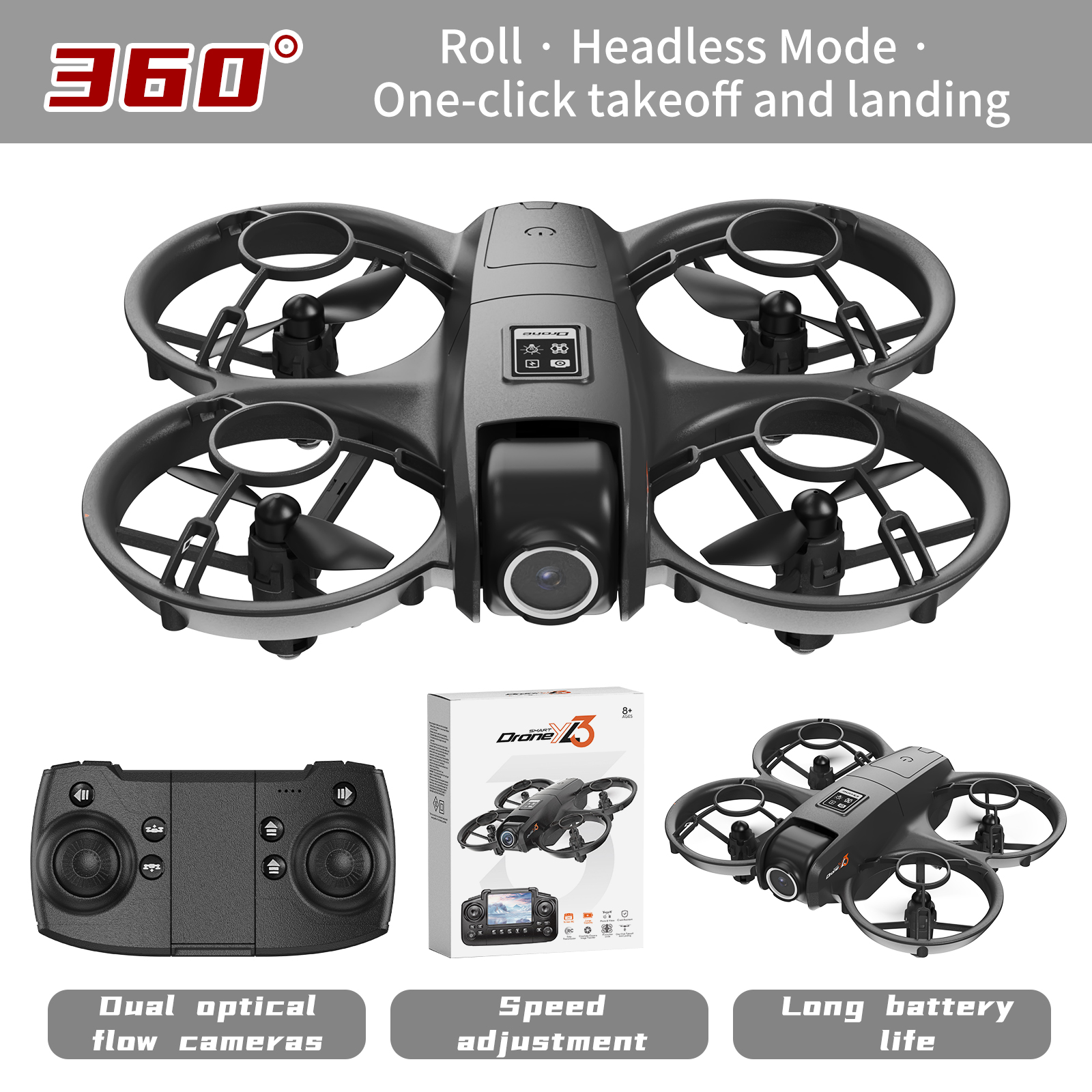Optical Flow YT YL3 Mini Drone – обзор и цена Drone E88Pro Rc 4K