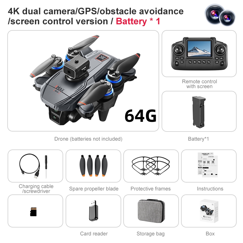 K812 MAX GPS Drone Professiona – обзор и цена Drone Top Rc