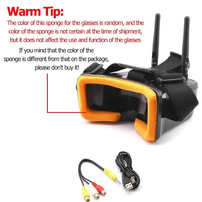 VR009 FPV Video Goggles 3Inch  – обзор и цена Drone Rc With Screen
