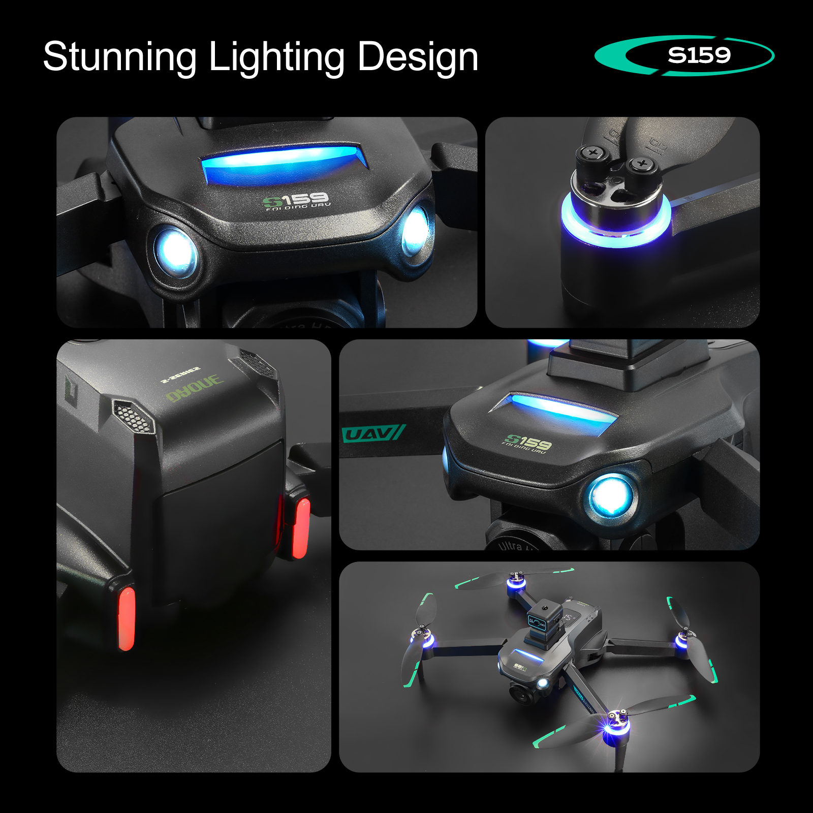 S159 GPS Drone 4K Profesional  – обзор и цена Drone Rc With Screen